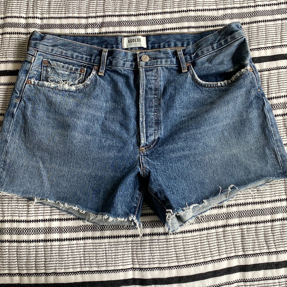 Agolde Reese Denim Shorts
